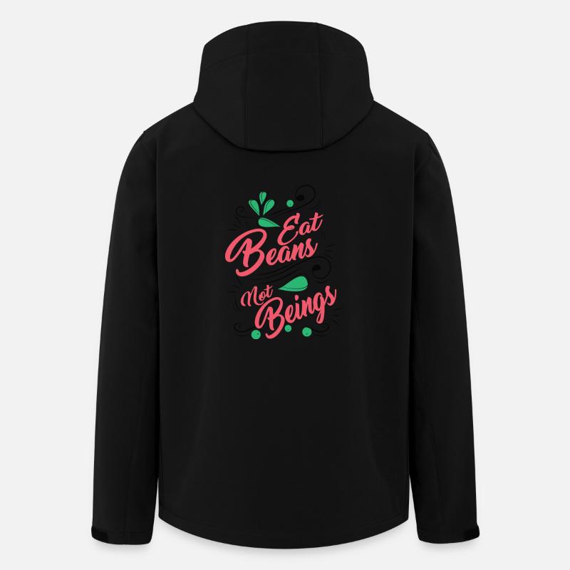 Veganer Vegetarier Tierschutz Geschenkidee - Recycelte Männer Softshell-Jacke von Stanley/Stella - Schwarz