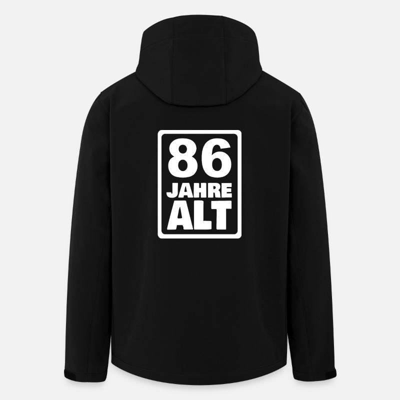 Année 86 - Veste softshell homme en polyester recyclé Stanley/Stella - noir