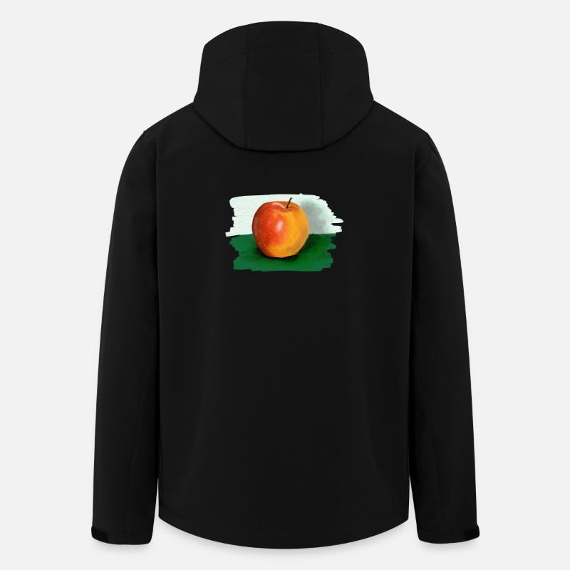 Apfel - Recycelte Männer Softshell-Jacke von Stanley/Stella - Schwarz