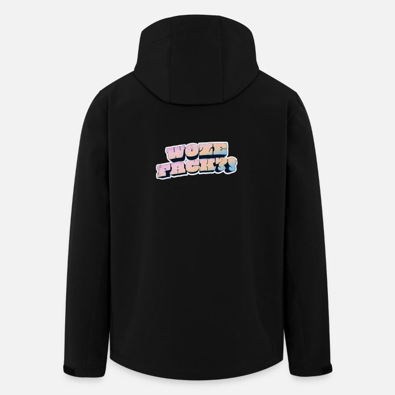 Wow Face Pastel Graffiti Style - Veste softshell homme en polyester recyclé Stanley/Stella - noir