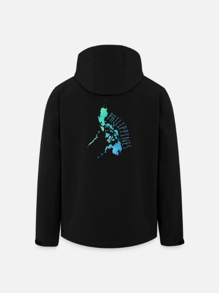 Philippines - Recycelte Männer Softshell-Jacke von Stanley/Stella - Schwarz