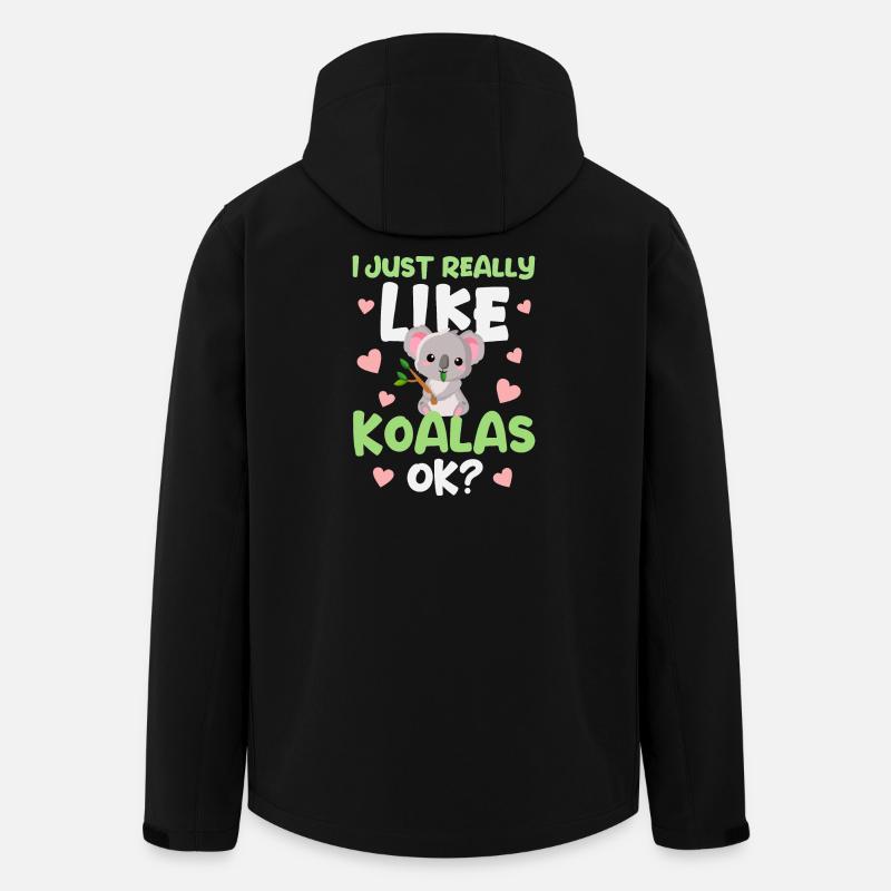 Koala Koala Ours - Veste softshell homme en polyester recyclé Stanley/Stella - noir