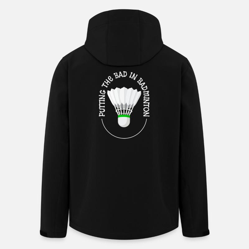 Putting The Bad Into Badminton - Men’s Recycled Softshell Jacket by Stanley/Stella - black