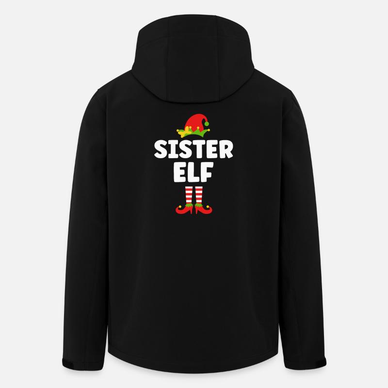 Sœur Elfe Noël - Veste softshell homme en polyester recyclé Stanley/Stella - noir