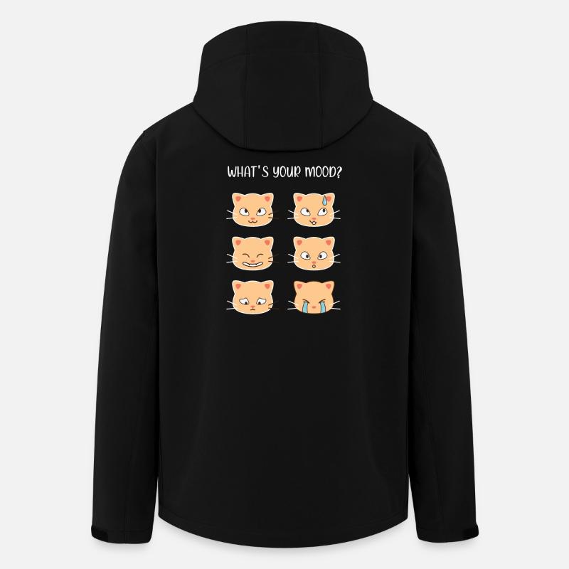 Cats - What's Your Mood? - Men’s Recycled Softshell Jacket by Stanley/Stella - black