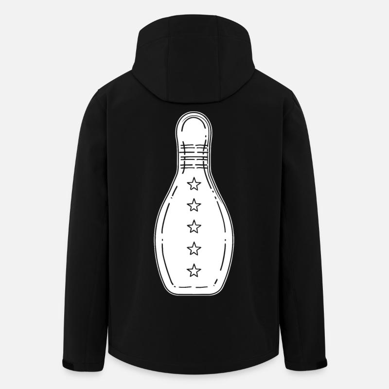 Bowling Game - Men’s Recycled Softshell Jacket by Stanley/Stella - black