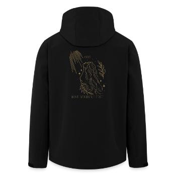 Or Fine Line Femme Soleil 666 – Aimez-vous d’abord - Veste softshell homme en polyester recyclé Stanley/Stella - noir - Dos - AI Model Male 185 light (185cm)
