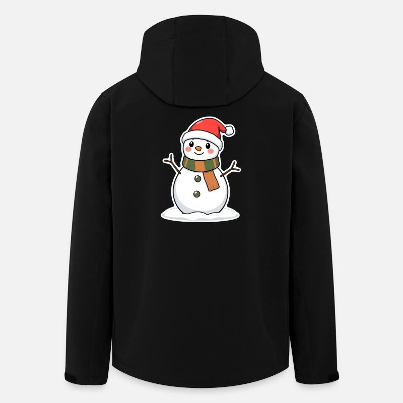 Snowman - Men’s Recycled Softshell Jacket by Stanley/Stella - black
