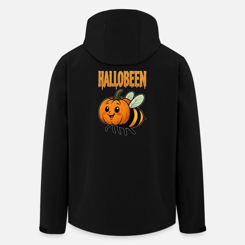 Hallobeen - la reine d’Halloween | Calembour - Veste softshell homme en polyester recyclé Stanley/Stella - noir