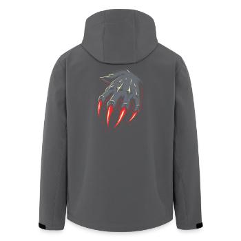Costume de loup-garou Griffes Halloween - Veste softshell homme en polyester recyclé Stanley/Stella - noir - Dos - AI Model Male 185 light (185cm)