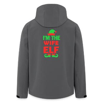 Je suis la femme elfe - Veste softshell homme en polyester recyclé Stanley/Stella - noir - Dos - AI Model Male 185 light (185cm)
