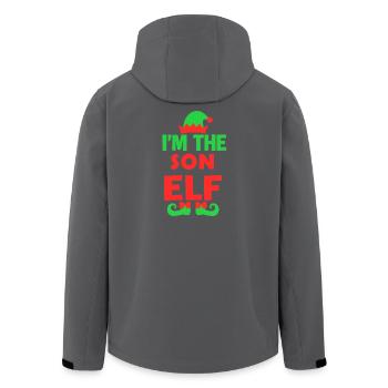 Im The Son Elf T-shirt de Noël - Veste softshell homme en polyester recyclé Stanley/Stella - noir - Dos - AI Model Male 185 light (185cm)