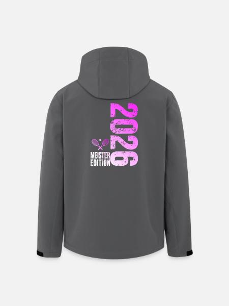 Tennis Master Edition 2026 pink - Men’s Recycled Softshell Jacket by Stanley/Stella - black
