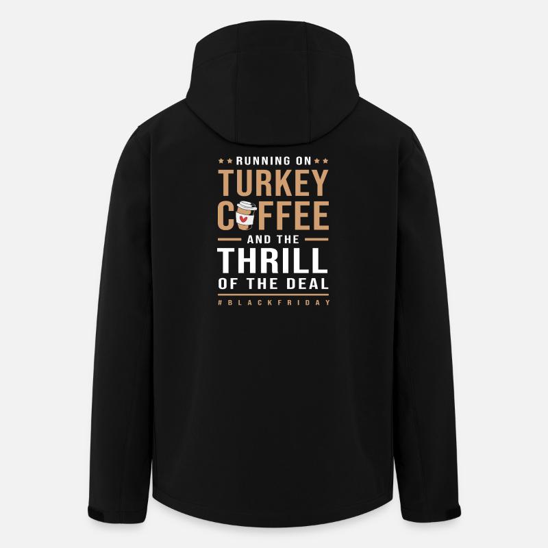 Black Friday Kaufrausch - Recycelte Männer Softshell-Jacke von Stanley/Stella - Schwarz