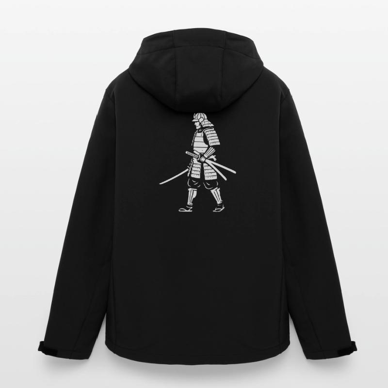 Samurai Warrior Walking Armor Vector Men’s Recycled Softshell Jacket by Stanley/Stella