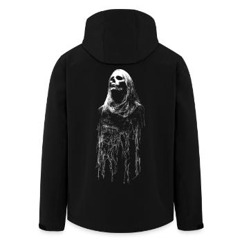 Veil spirit in haunted garb - Men’s Recycled Softshell Jacket by Stanley/Stella - black - Back - AI Model Male 185 light (185cm)
