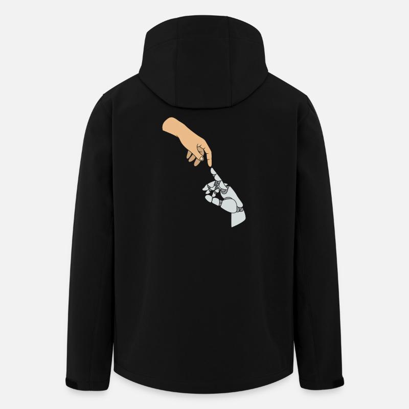 GPT Artificial Intelligence - Men’s Recycled Softshell Jacket by Stanley/Stella - black