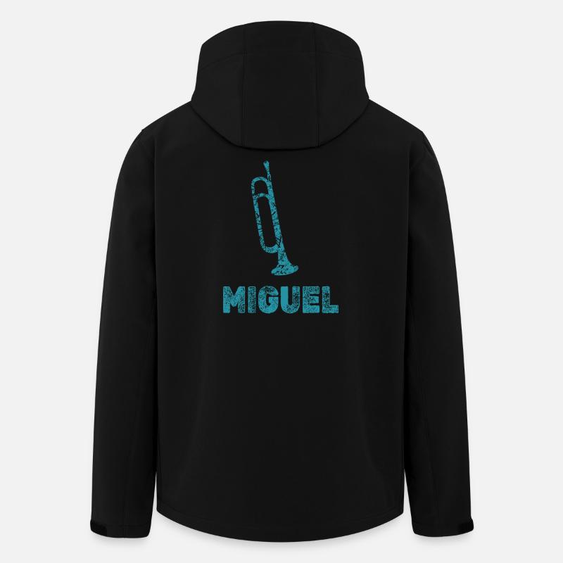 Miguel - Recycelte Männer Softshell-Jacke von Stanley/Stella - Schwarz