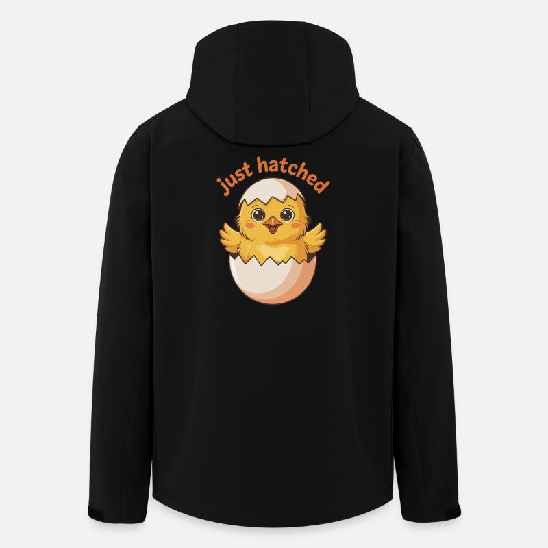 Freshly hatched chick - Men’s Recycled Softshell Jacket by Stanley/Stella - black