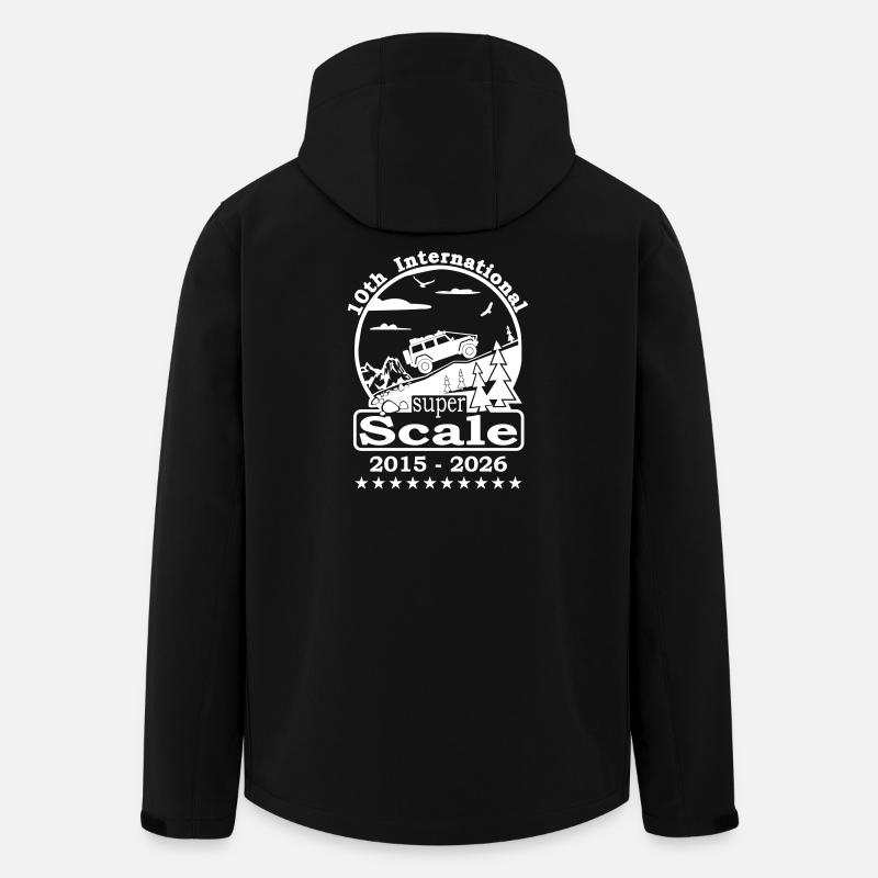 Logo 2026 white - Men’s Recycled Softshell Jacket by Stanley/Stella - black