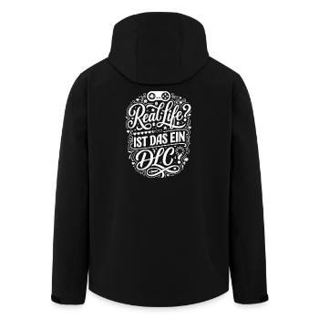 Real Life Ist das ein DLC Gamer Design - Recycelte Männer Softshell-Jacke von Stanley/Stella - Schwarz - Hinten - AI Model Male 185 light (185cm)
