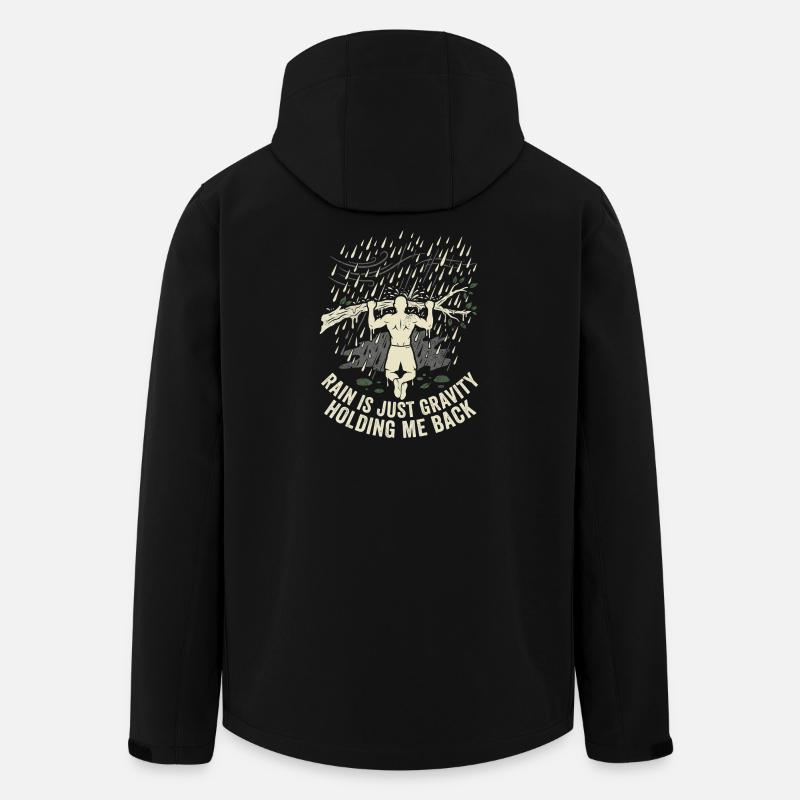 Calisthenics Gravity - Recycelte Männer Softshell-Jacke von Stanley/Stella - Schwarz