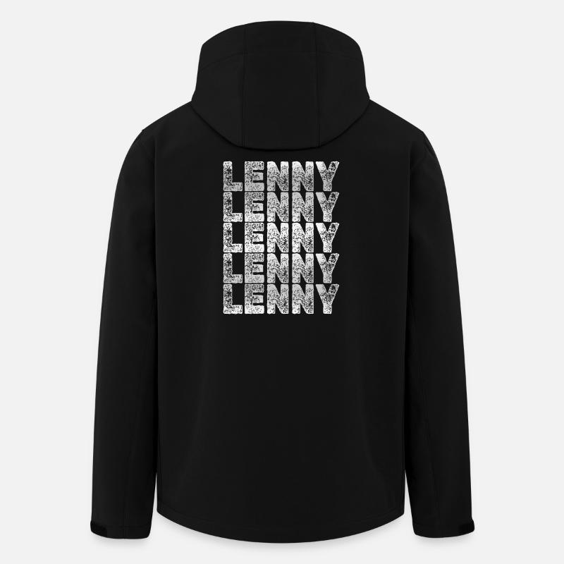 Len als Papa - Recycelte Männer Softshell-Jacke von Stanley/Stella - Schwarz