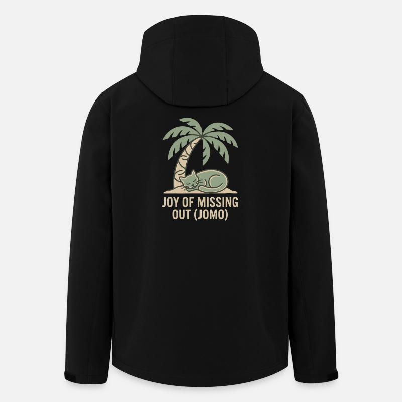 JOMO - Recycelte Männer Softshell-Jacke von Stanley/Stella - Schwarz