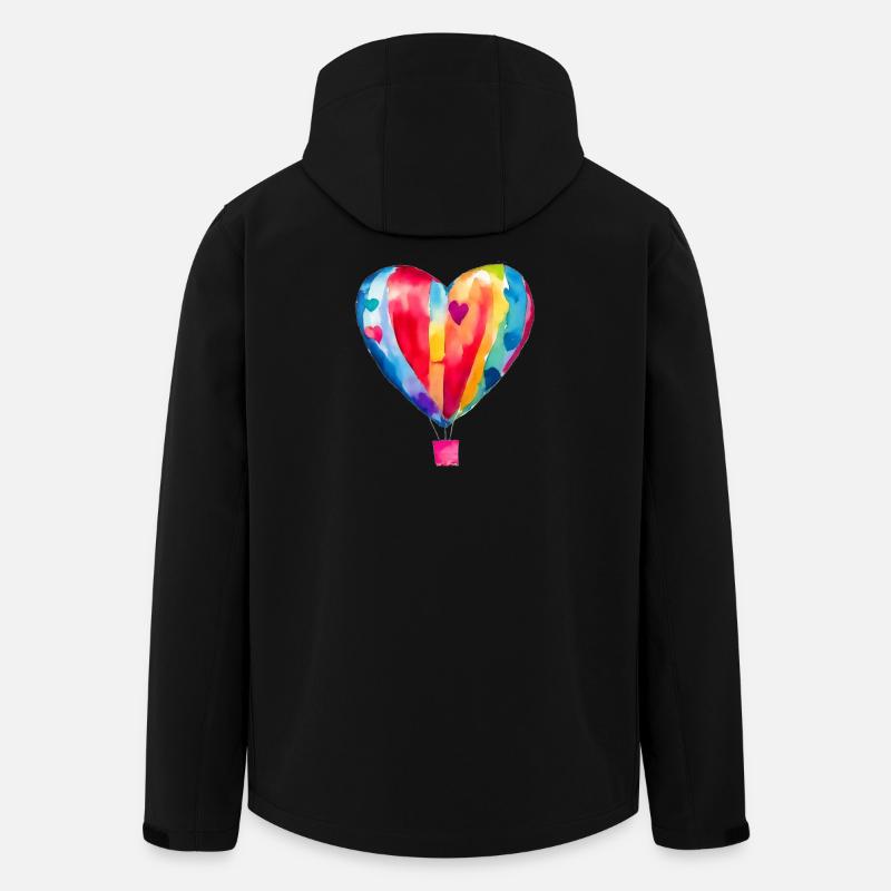 Ballon - Recycelte Männer Softshell-Jacke von Stanley/Stella - Schwarz