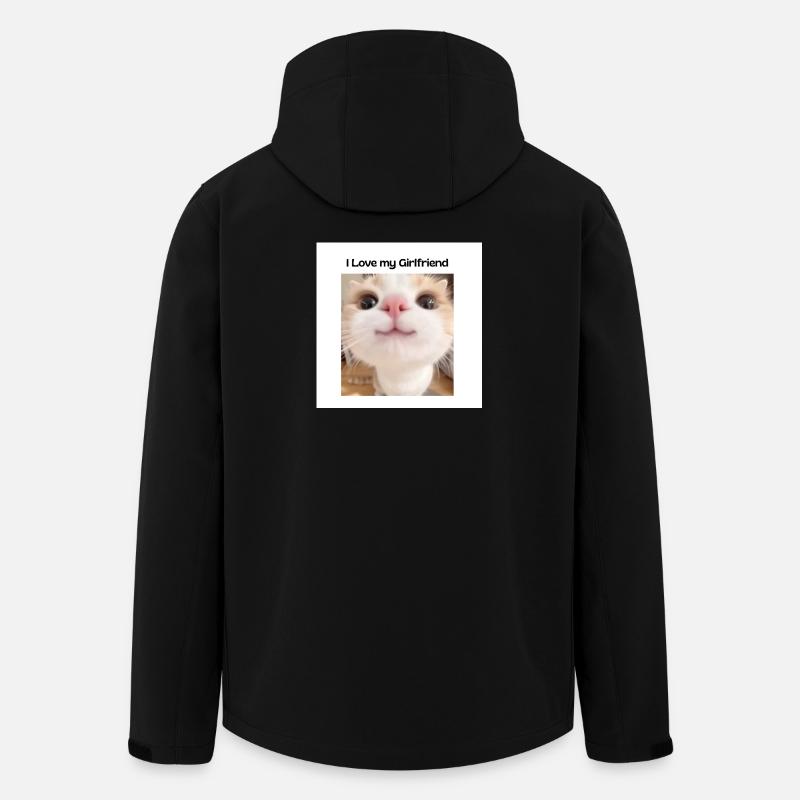 J’adore mon girilfriend - Veste softshell homme en polyester recyclé Stanley/Stella - noir