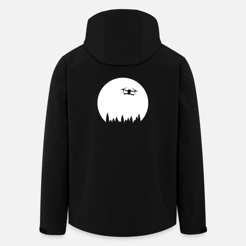 DJI MAVIC DROHNE - Recycelte Männer Softshell-Jacke von Stanley/Stella - Schwarz