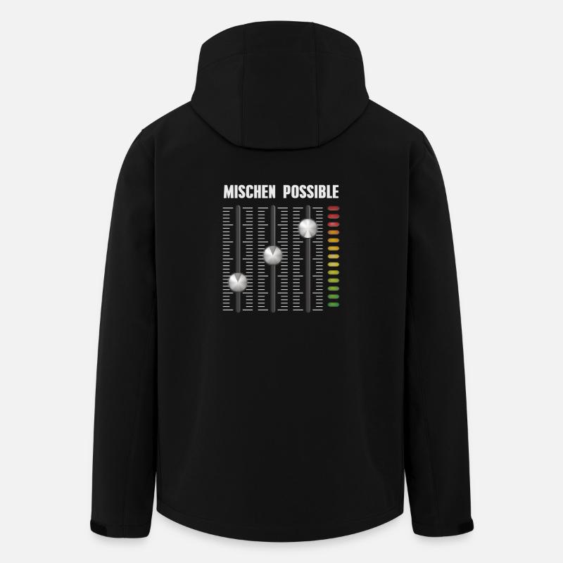 Mischen Possible - Recycelte Männer Softshell-Jacke von Stanley/Stella - Schwarz