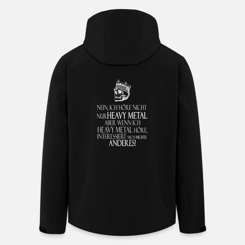 Heavy Metal Musik - Recycelte Männer Softshell-Jacke von Stanley/Stella - Schwarz