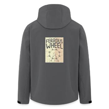 Das Chemie - Riesenrad! - Geschenk - Recycelte Männer Softshell-Jacke von Stanley/Stella - Schwarz - Hinten - AI Model Male 185 light (185cm)