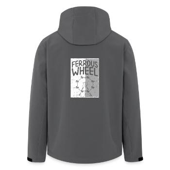 Das Chemie - Riesenrad! - Geschenk - Recycelte Männer Softshell-Jacke von Stanley/Stella - Schwarz - Hinten - AI Model Male 185 light (185cm)
