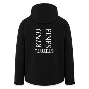 Enfant d’un démon - Veste softshell homme en polyester recyclé Stanley/Stella - noir - Dos - AI Model Male 185 light (185cm)