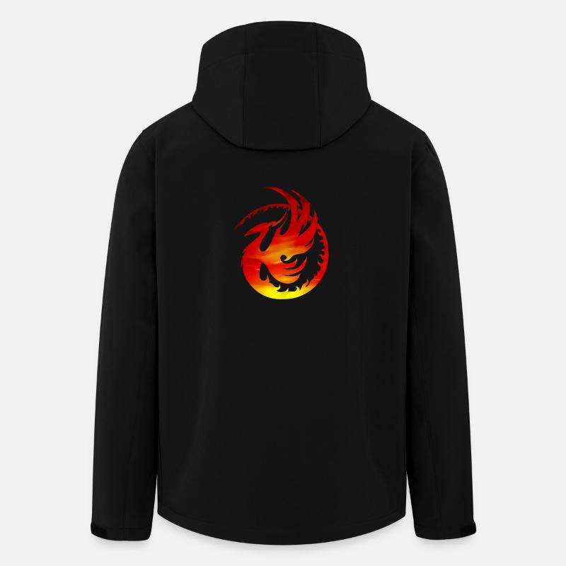 Escouade de Phoenix - Veste softshell homme en polyester recyclé Stanley/Stella - noir