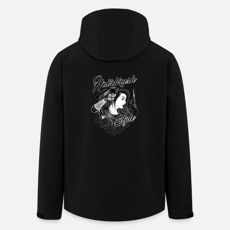 BabeShave - Recycelte Männer Softshell-Jacke von Stanley/Stella - Schwarz