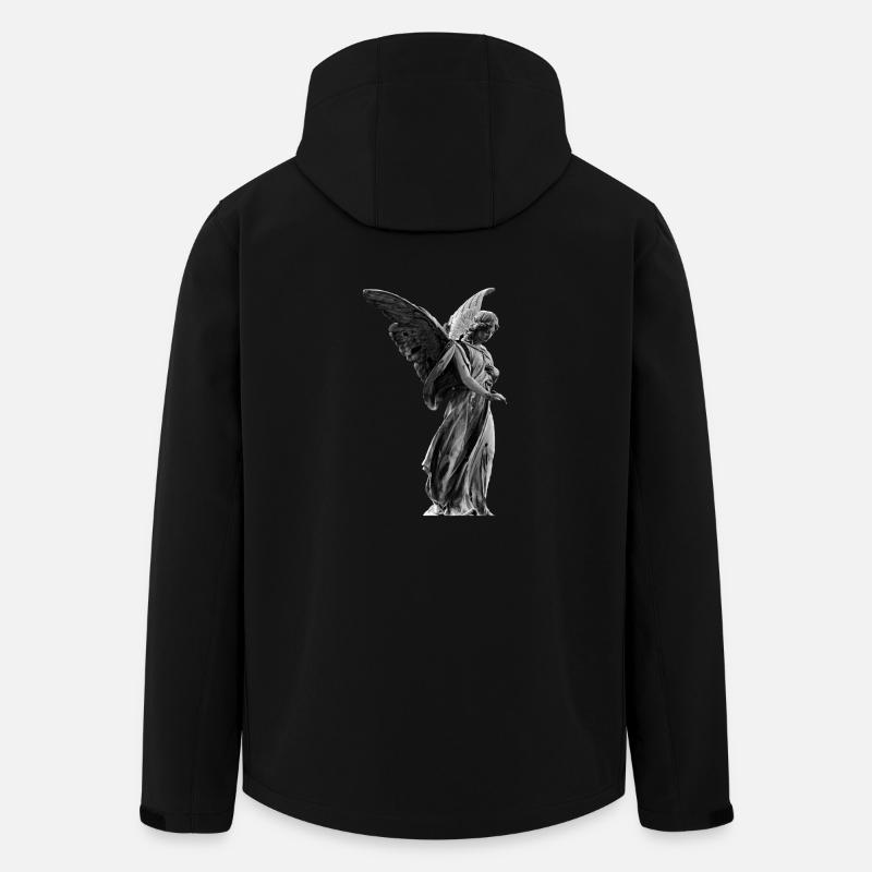 A graceful angel - Men’s Recycled Softshell Jacket by Stanley/Stella - black