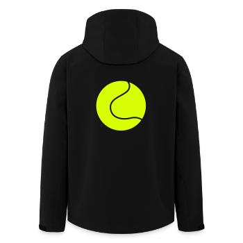 définir la forme de la simple balle de tennis - Veste softshell homme en polyester recyclé Stanley/Stella - noir - Dos - AI Model Male 185 light (185cm)