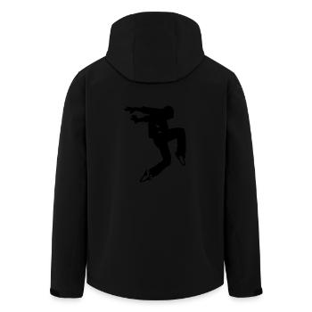 break dance luxe - Veste softshell homme en polyester recyclé Stanley/Stella - noir - Dos - AI Model Male 185 light (185cm)