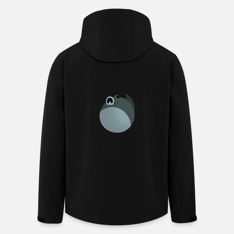 Spooked fish - Men’s Recycled Softshell Jacket by Stanley/Stella - black