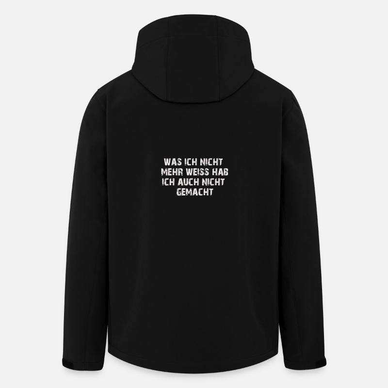 nicht_mehr_weiss - Recycelte Männer Softshell-Jacke von Stanley/Stella - Schwarz