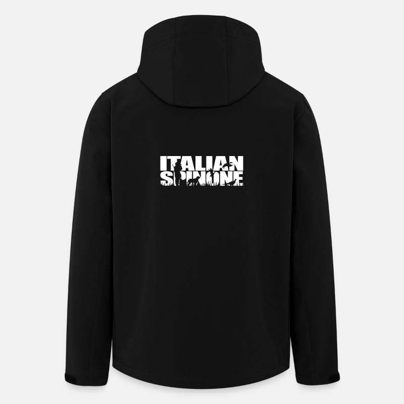 ITALIAN SPINONE Jagdhund Jagdhunde Wilsigns - Recycelte Männer Softshell-Jacke von Stanley/Stella - Schwarz