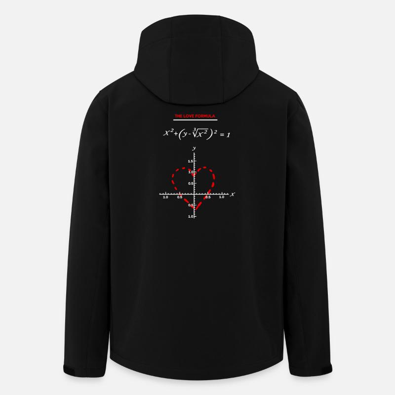 Mathe - das Liebes-Formel-T-Shirt - Recycelte Männer Softshell-Jacke von Stanley/Stella - Schwarz