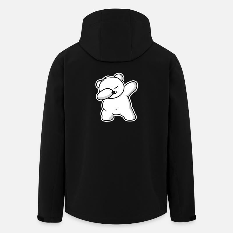 Winter Baer Eisbaer Dab - Veste softshell homme en polyester recyclé Stanley/Stella - noir