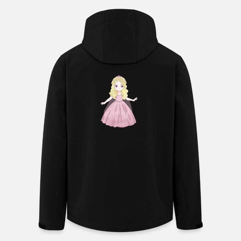 Prinzessin - Recycelte Männer Softshell-Jacke von Stanley/Stella - Schwarz
