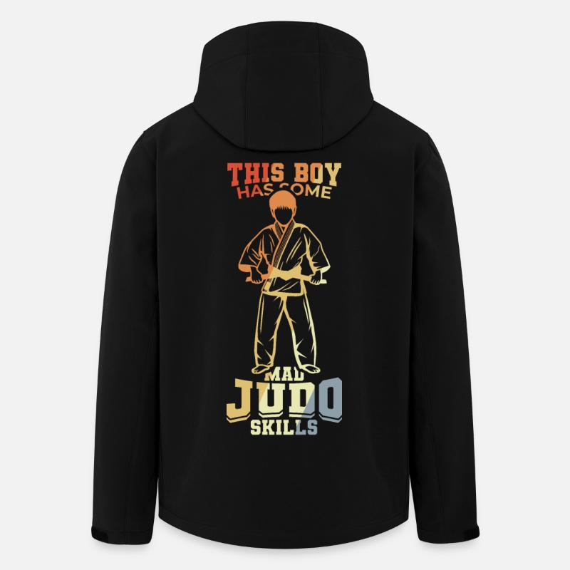 Judo Kind - Recycelte Männer Softshell-Jacke von Stanley/Stella - Schwarz