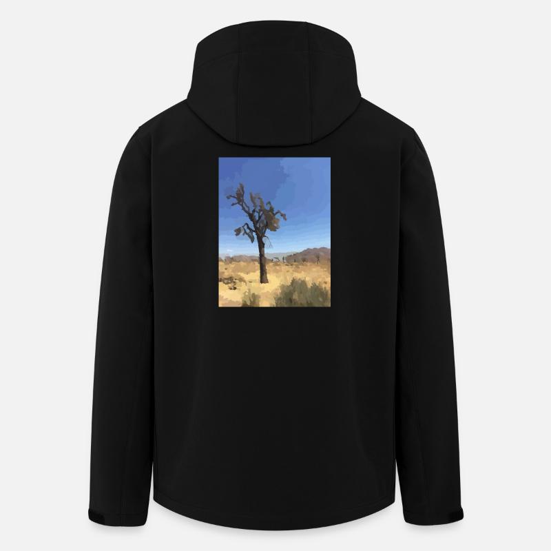 Joshua Tree - Recycelte Männer Softshell-Jacke von Stanley/Stella - Schwarz