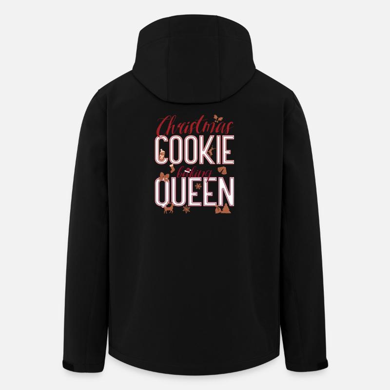 Christmas Cookie Baking Queen - Men’s Recycled Softshell Jacket by Stanley/Stella - black